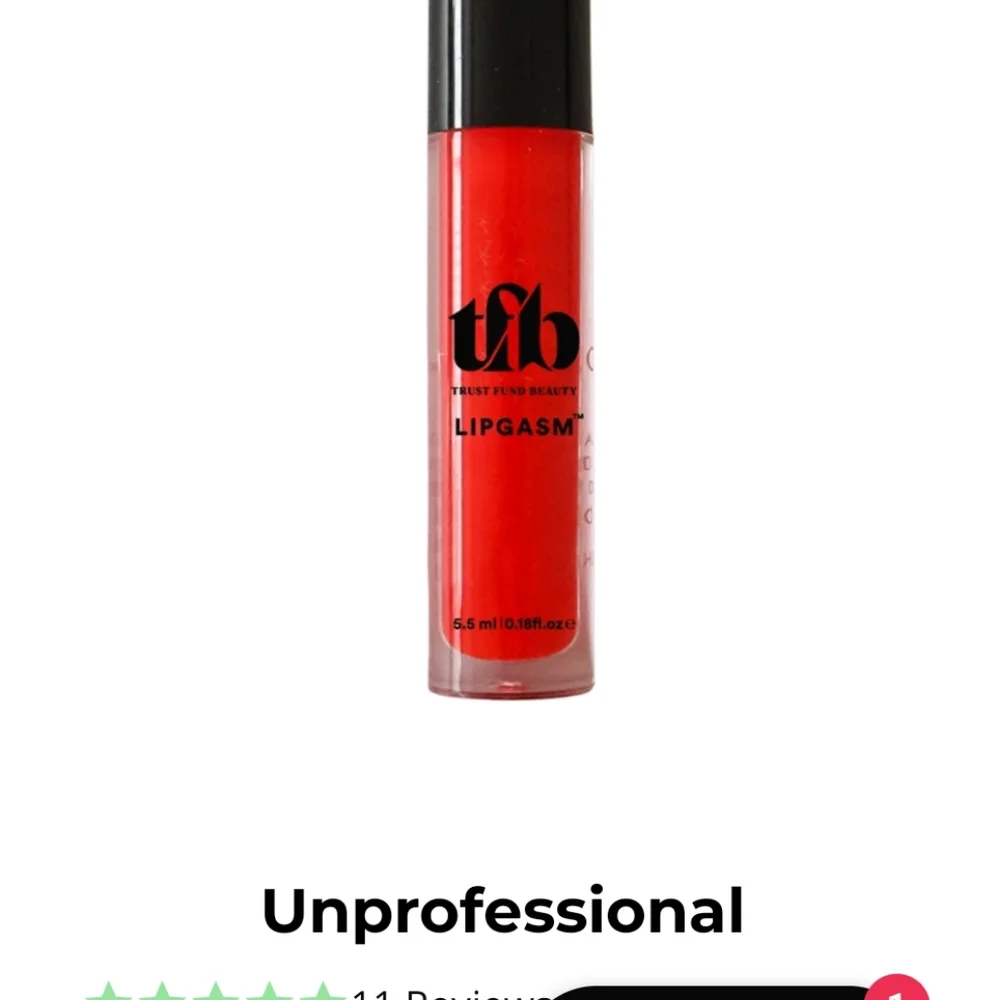 🆕 Trust Fund Beauty Lipgasm 